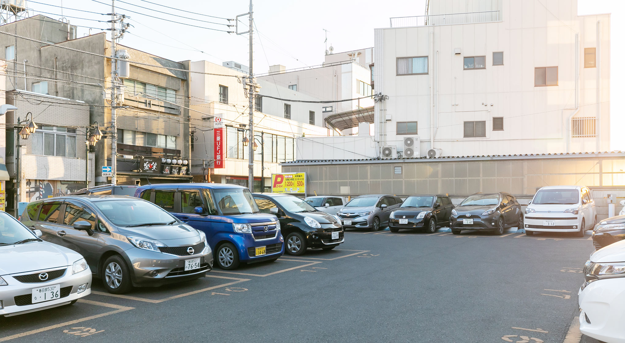 20台分の駐車場完備・無料送迎実施